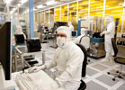 Wafer inspection area at Bosch’s new fabrication plant